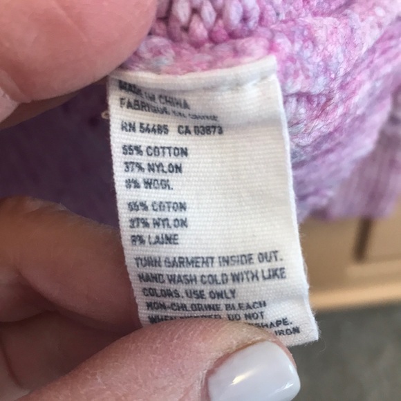 American Eagle Purple Pink Knit Sweater - Picture 4 of 6